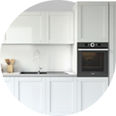 Стиль модерн - белый