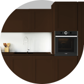 Стиль модерн - Коричневый