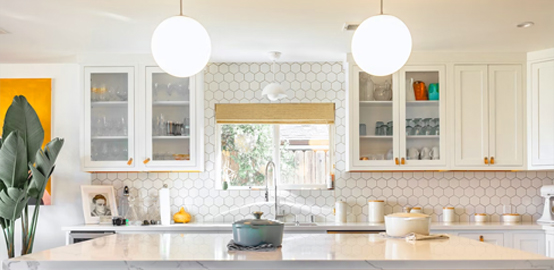 Пример теплого освещения