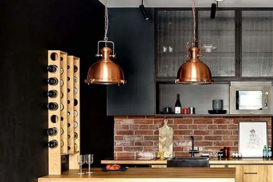 Кухня в стиле лофт - фото 4